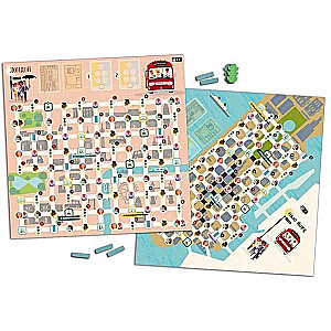 Board Game - Happy Ticket. New York and London