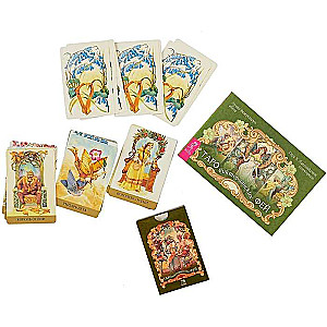 Victorian Fairy Tarot brochure + 78 cards in gift packaging