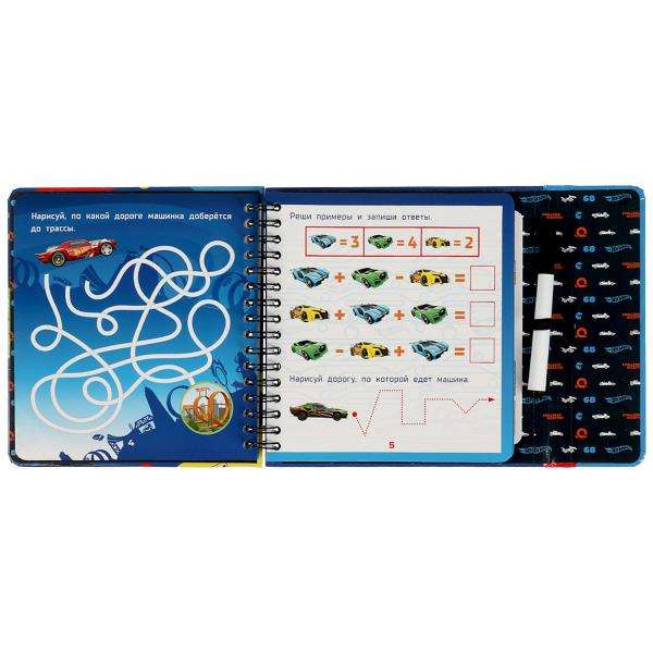 Spiral Notebook with Marker. Incredible Adventures of Hot Wheels