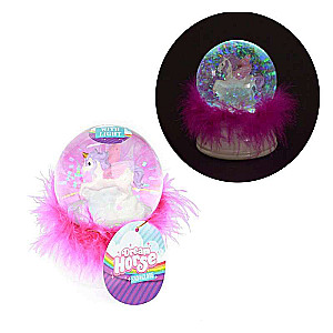 Decorative Glass Unicorn Ball with Backlight