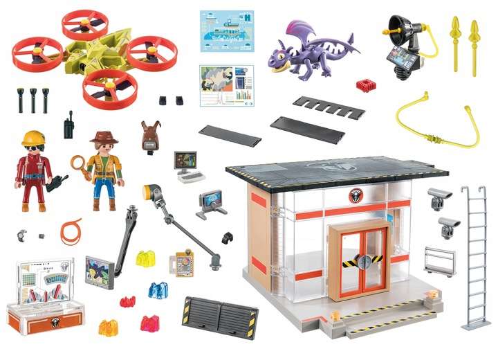 Icaris Laboratory with Dragon Figure