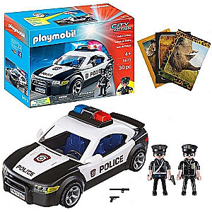 Police car with sirens