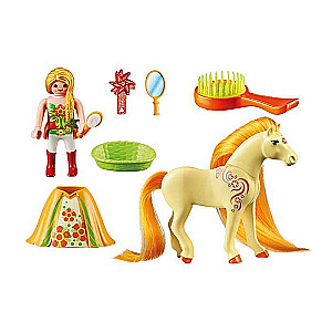 Princess Sunny with a horse