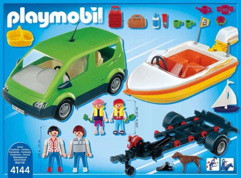Family Van with Trailer