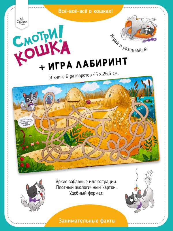 Look! Cat. Book with Windows