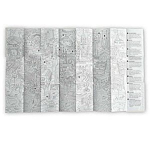 Barcelona Coloring Map