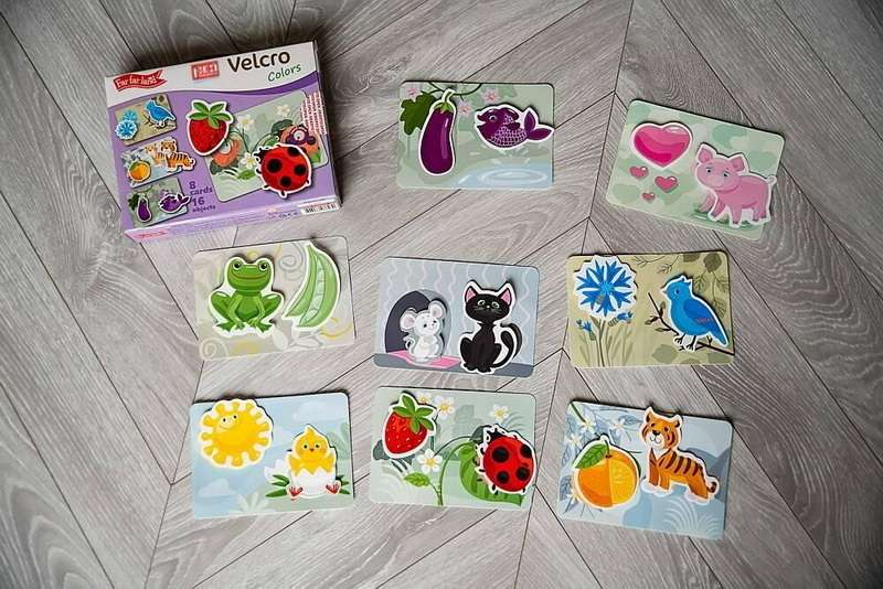 Educational game FAR FAR LAND Colors, with Velcro