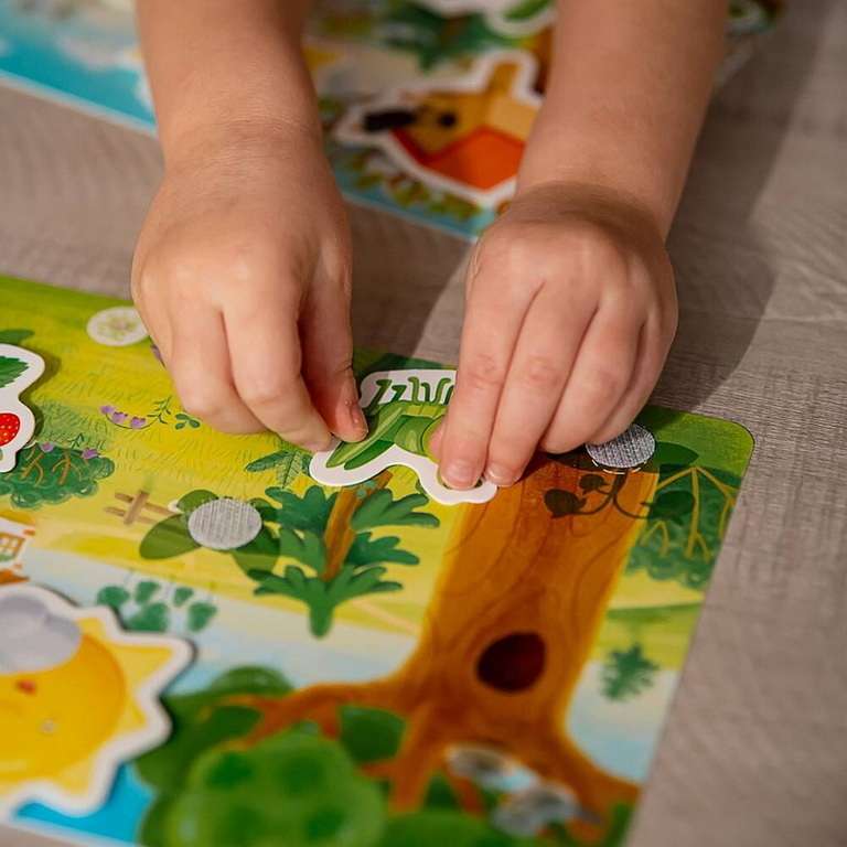 Educational game FAR FAR LAND Seasons, with Velcro