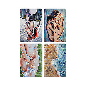 Metaphorical cards - Exposed feelings. Metaphor of sexual relationships cards + brochure