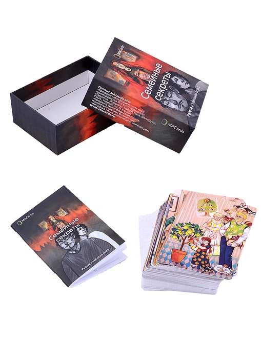 Metaphorical Cards Family Secrets. Working with Family Secrets Cards + Brochure