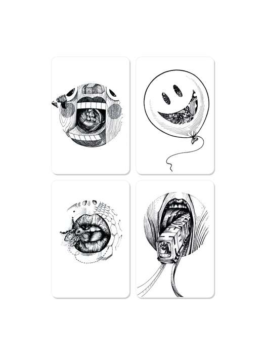 Metaphorical cards Read from lips. For working with feelings, desires, needs. cards + brochure