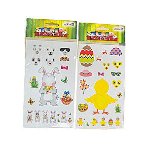 Easter stickers for children's creativity, mix