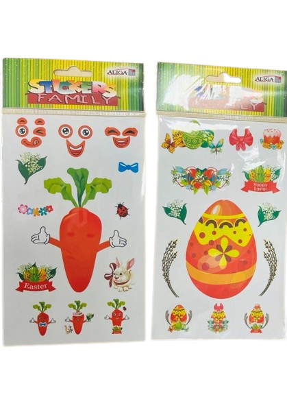 Easter stickers for children's creativity, mix
