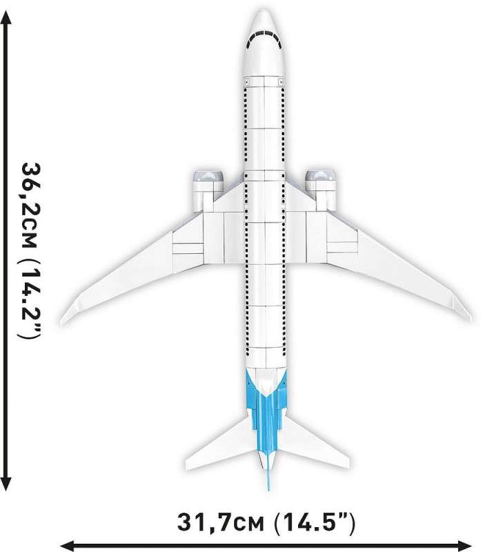 Constructor - COBI Boeing 737-8, 340 parts