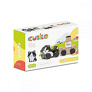 Wooden Train - Kittens 18M+