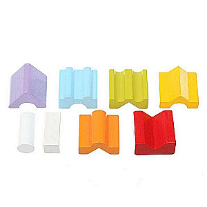 Wooden Cube Set - Pyramid