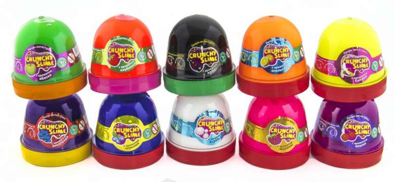 Stress Relief Toy Crunchy Slime Assorted