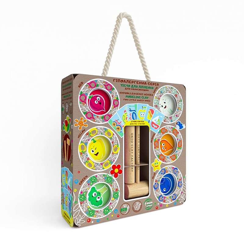 Modeling Dough – ECO Series with Wooden Elements