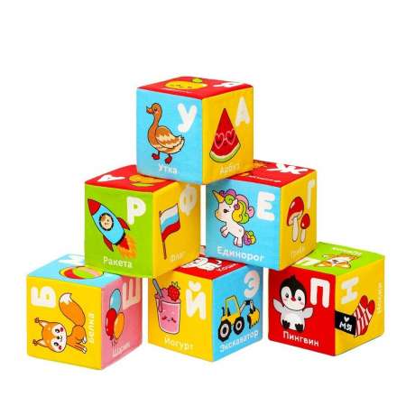 Soft Cubes - Alphabet with Pictures