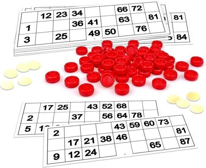Board game - Russian Loto, plastic numbers