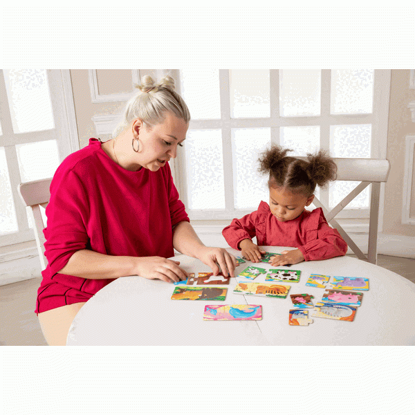 Double Puzzle. Child and Mother