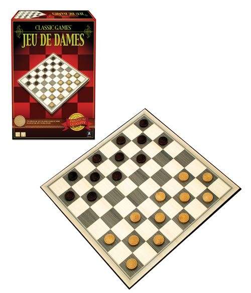 Board Game - Set of Wooden Checkers
