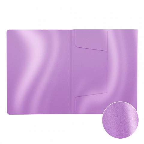 Plastic Folder with Rubber Bands ErichKrause® Glossy Candy, A4, Assorted