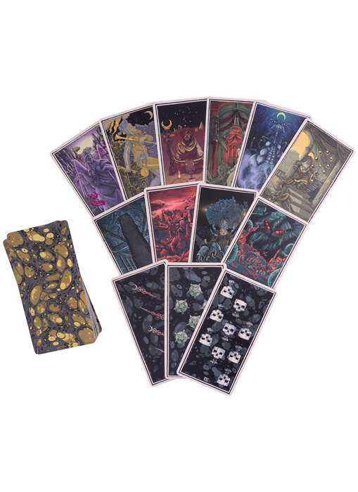 Cthulhu Dark Arts Tarot. Dark Tarot of Cthulhu. A deck and guide in gift packaging