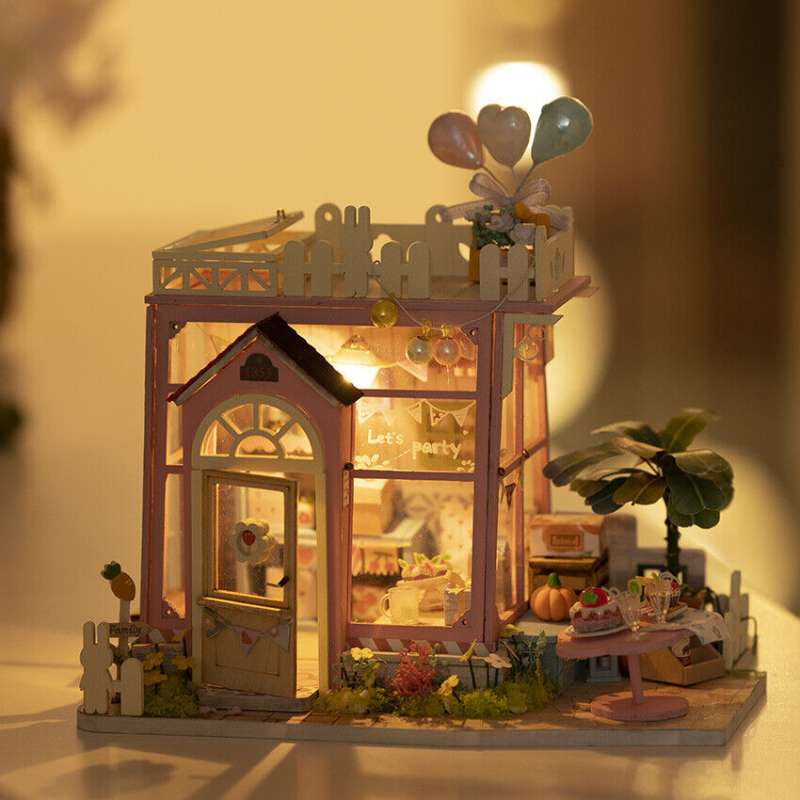 3D Folding Miniature ROBOTIME Dollhouse for Parties