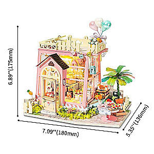 3D Folding Miniature ROBOTIME Dollhouse for Parties
