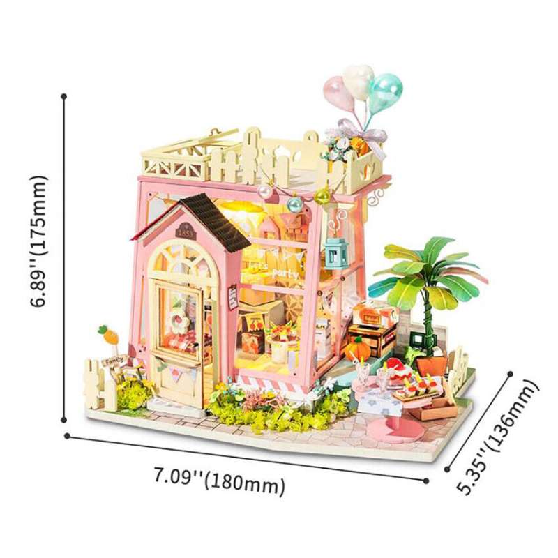 3D Folding Miniature ROBOTIME Dollhouse for Parties