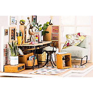 Wooden 3D Folding Miniature ROBOTIME Home Office