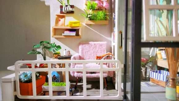 3D Folding Miniature ROBOTIME Balcony