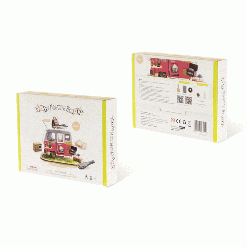 3D Foldable Miniature ROBOTIME Camping
