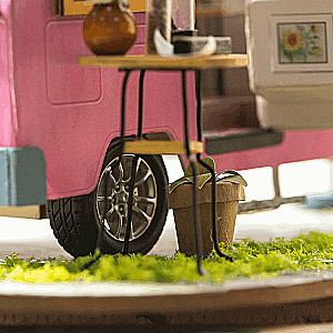 3D Foldable Miniature ROBOTIME Camping