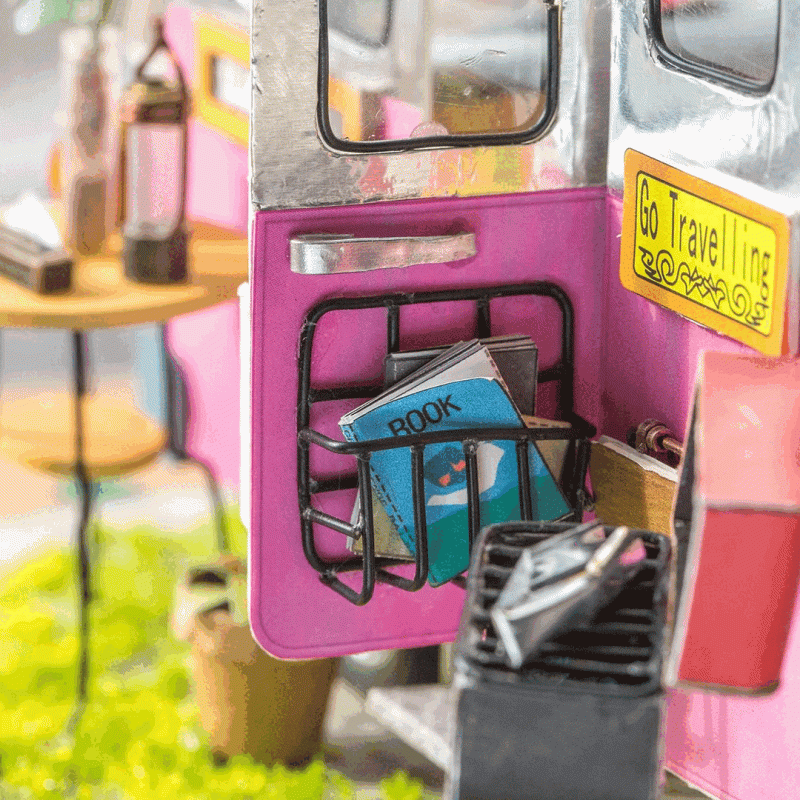 3D Foldable Miniature ROBOTIME Camping