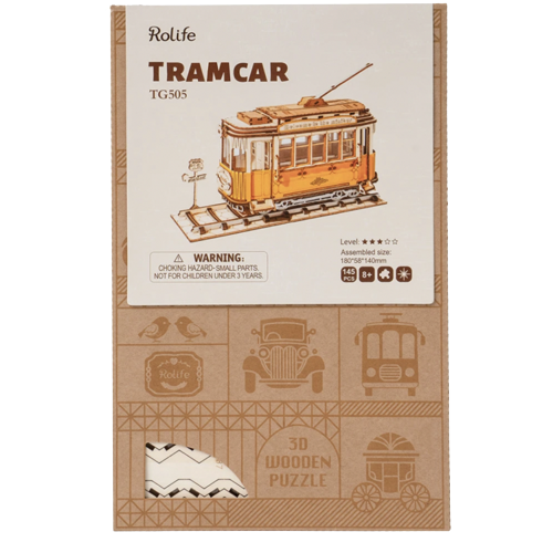 Wooden 3D Puzzle ROBOTIME Tram