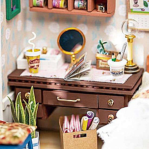 3D Foldable Miniature ROBOTIME Bedroom