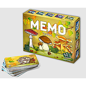 Board Game - Memo Mushrooms 50 Cards