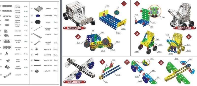 Metal Constructor No.2 290 pcs