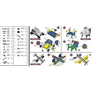 Metal Constructor No. 1 206 pcs