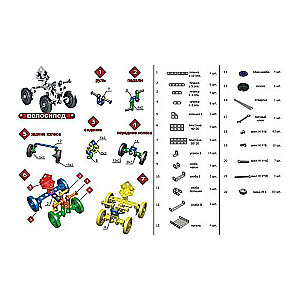 Metal Constructor No. 1 206 pcs