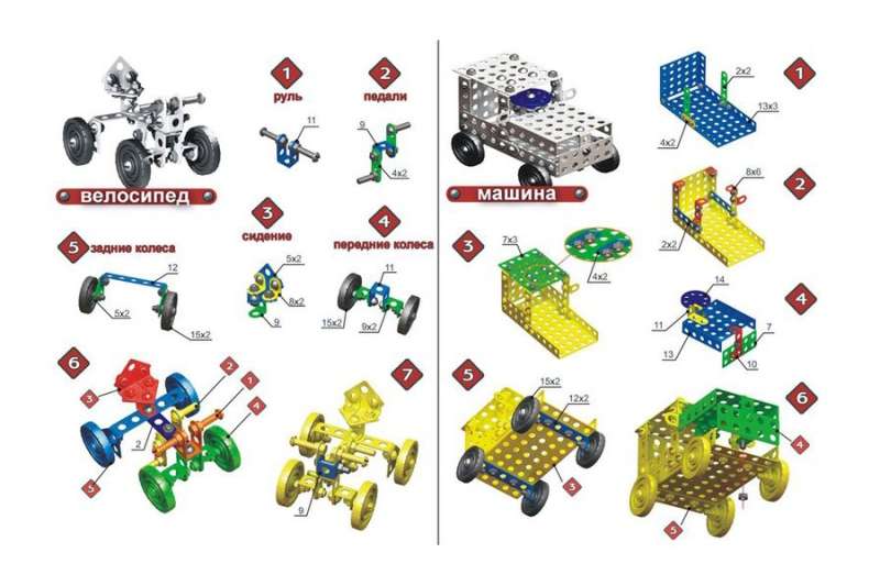 Metal Constructor No. 1 206 pcs