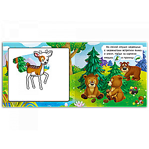 Animals of Our Forest. Reusable Water Coloring Books