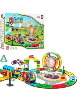 Magnetic Constructor - Railway Block Set 168 pcs