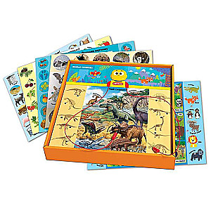 Board Game - Educational Electric Quiz. Wildlife