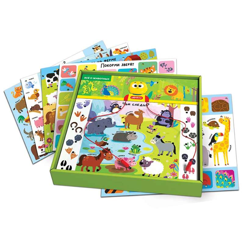 Board Game - Educational Electric Quiz. All About Animals