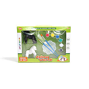 Creative Set - Animal Word, color the figure according to the template