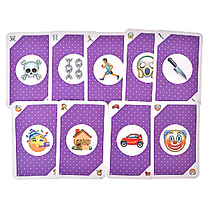 Board Game - Emojis. Horror Movie