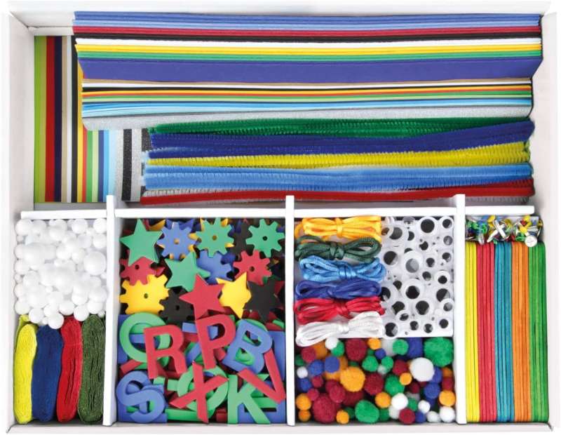 LENA Handicraft Box Jumbo Set, 800 pcs.